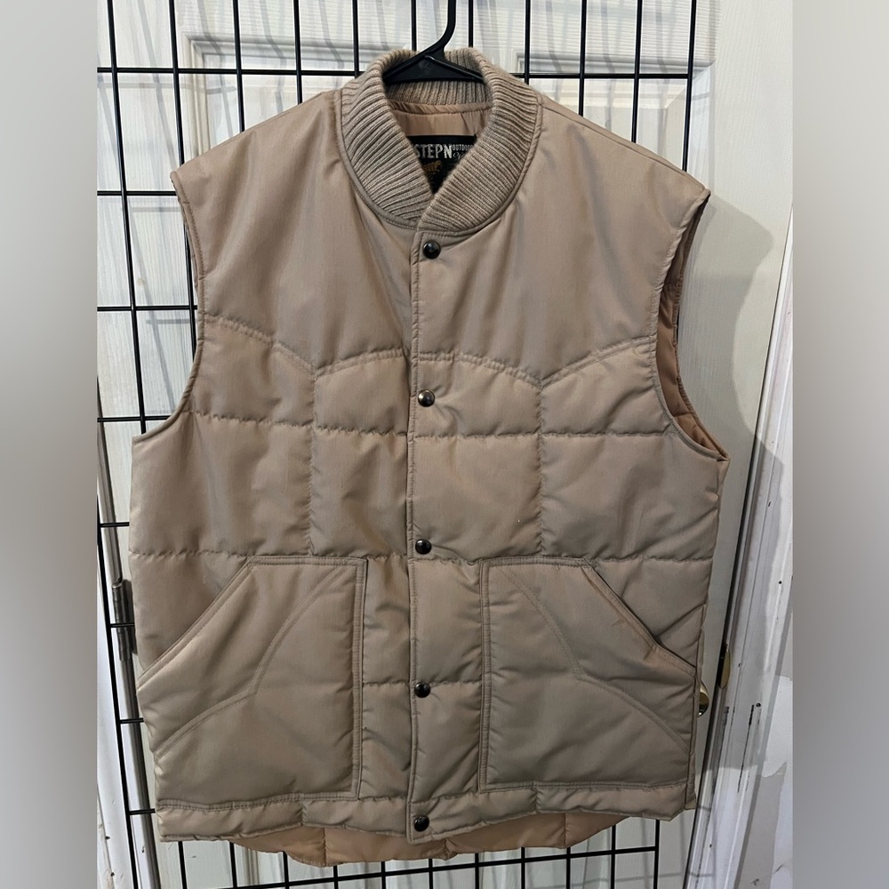 Vintage 70s Sears Quilted Vest